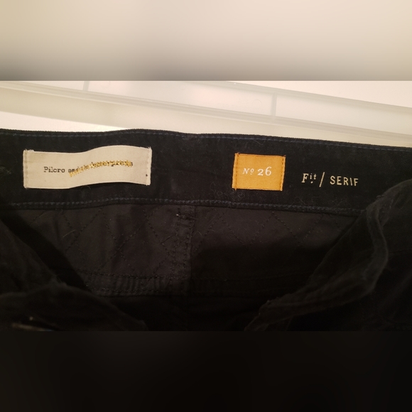 Anthropologie Pilcro Velvet Skinny Pants Size 26 - Picture 2 of 3